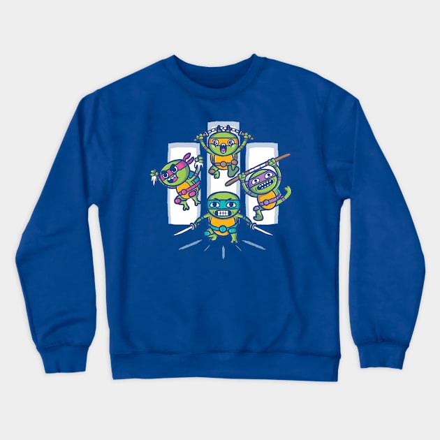 Go ninja, go! Crewneck Sweatshirt by hoborobo